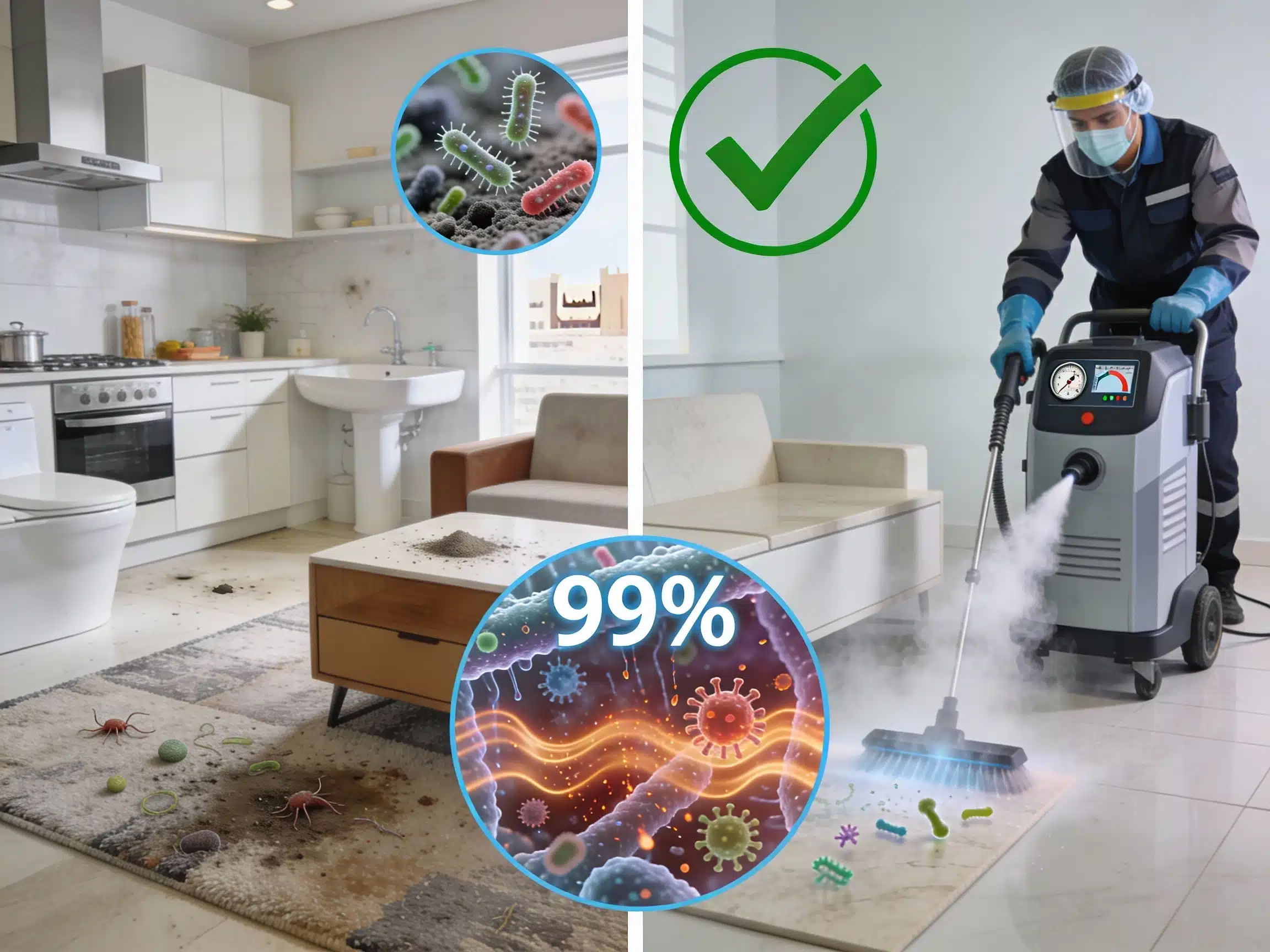 التنظيف بالبخار في الكويت