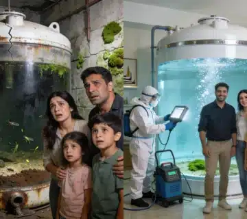 تنظيف خزانات المياه في الصباحية