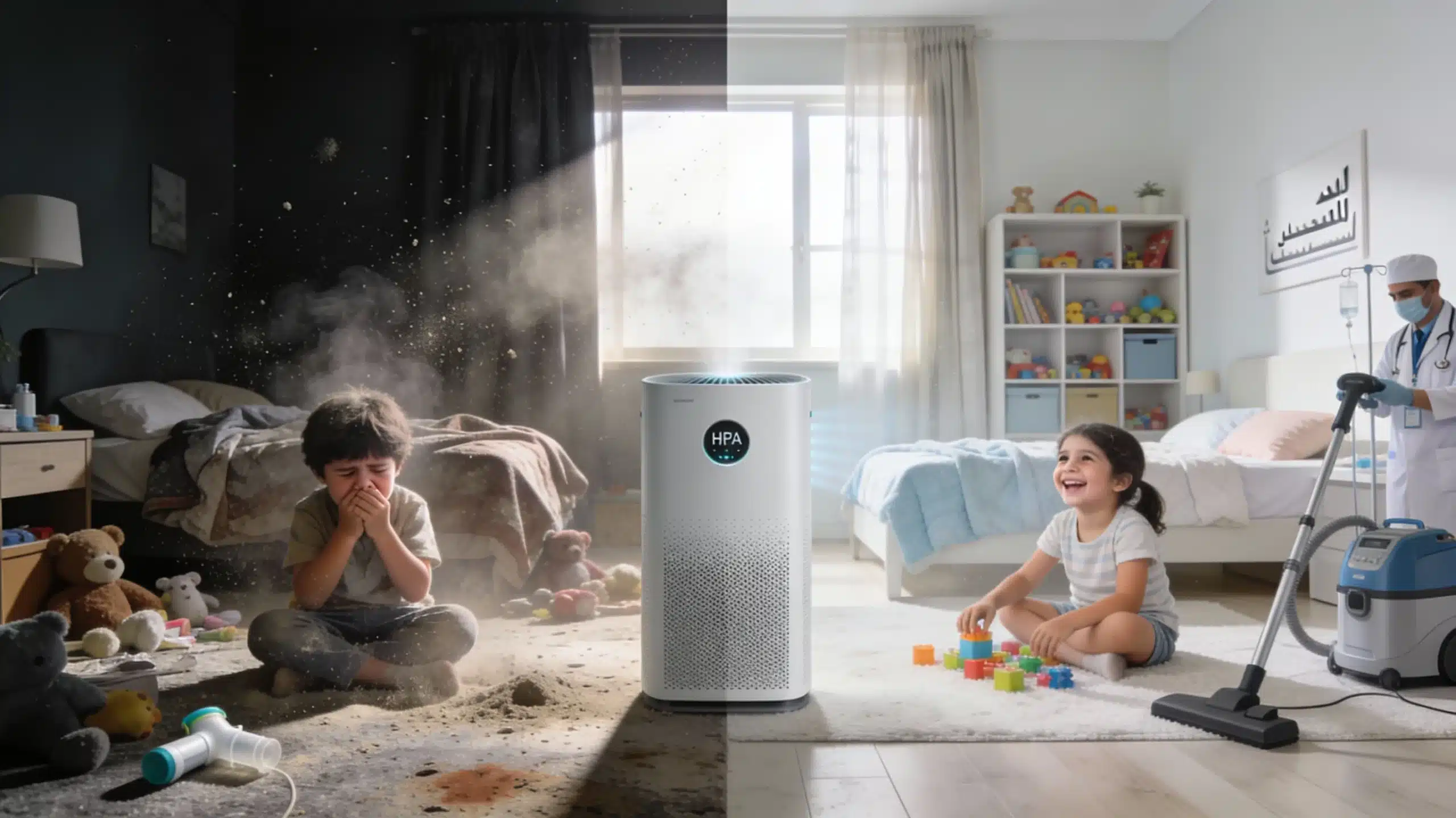 تنظيف لمرضى الحساسية بحولي