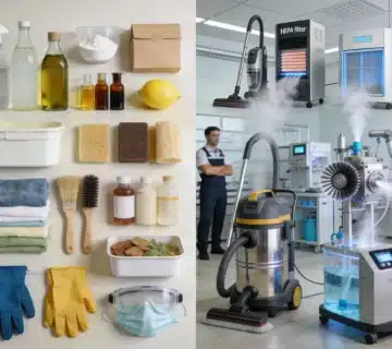 مواد تنظيف آمنة بالأحمدي