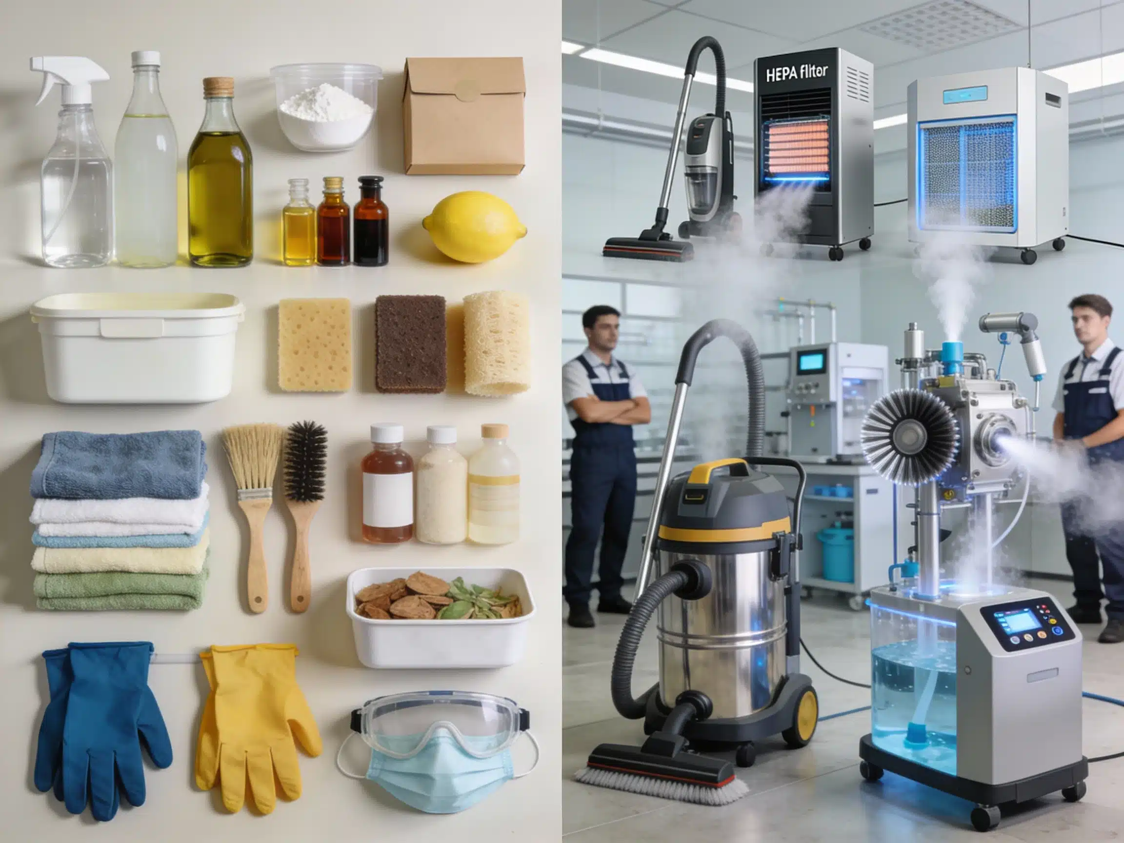 مواد تنظيف آمنة بالأحمدي