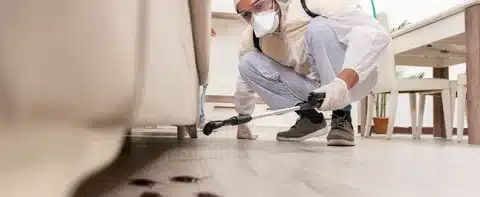 مكافحة حشرات في الشقق الأرضية