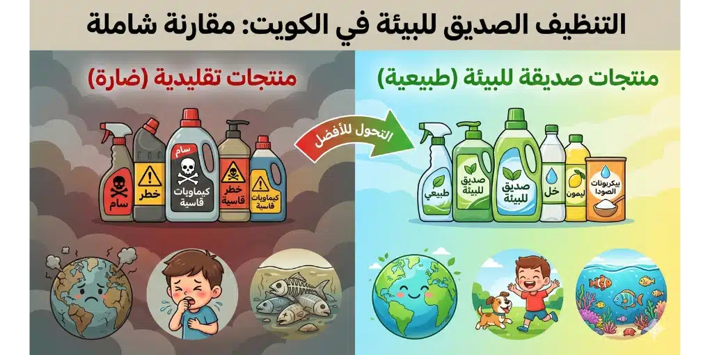 التنظيف الصديق للبيئة في الكويت