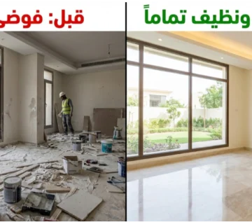 تنظيف المنزل بعد التشطيب في الحمدانية