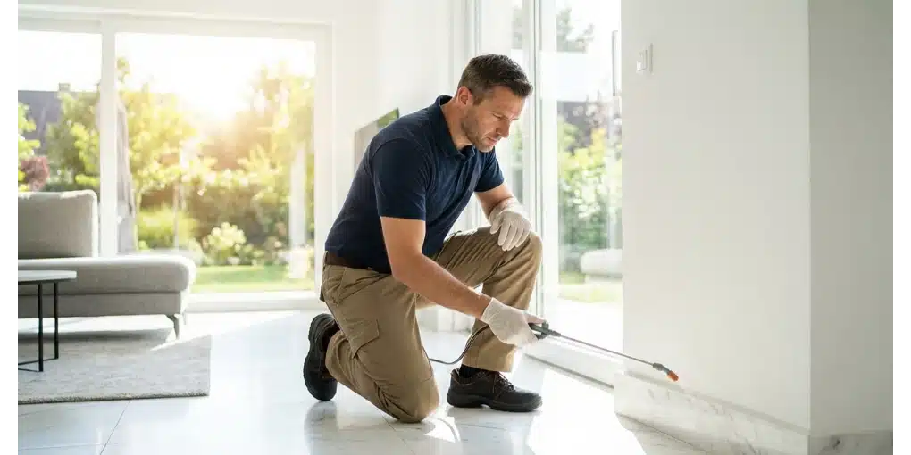 تنظيف الحشرات في المنزل