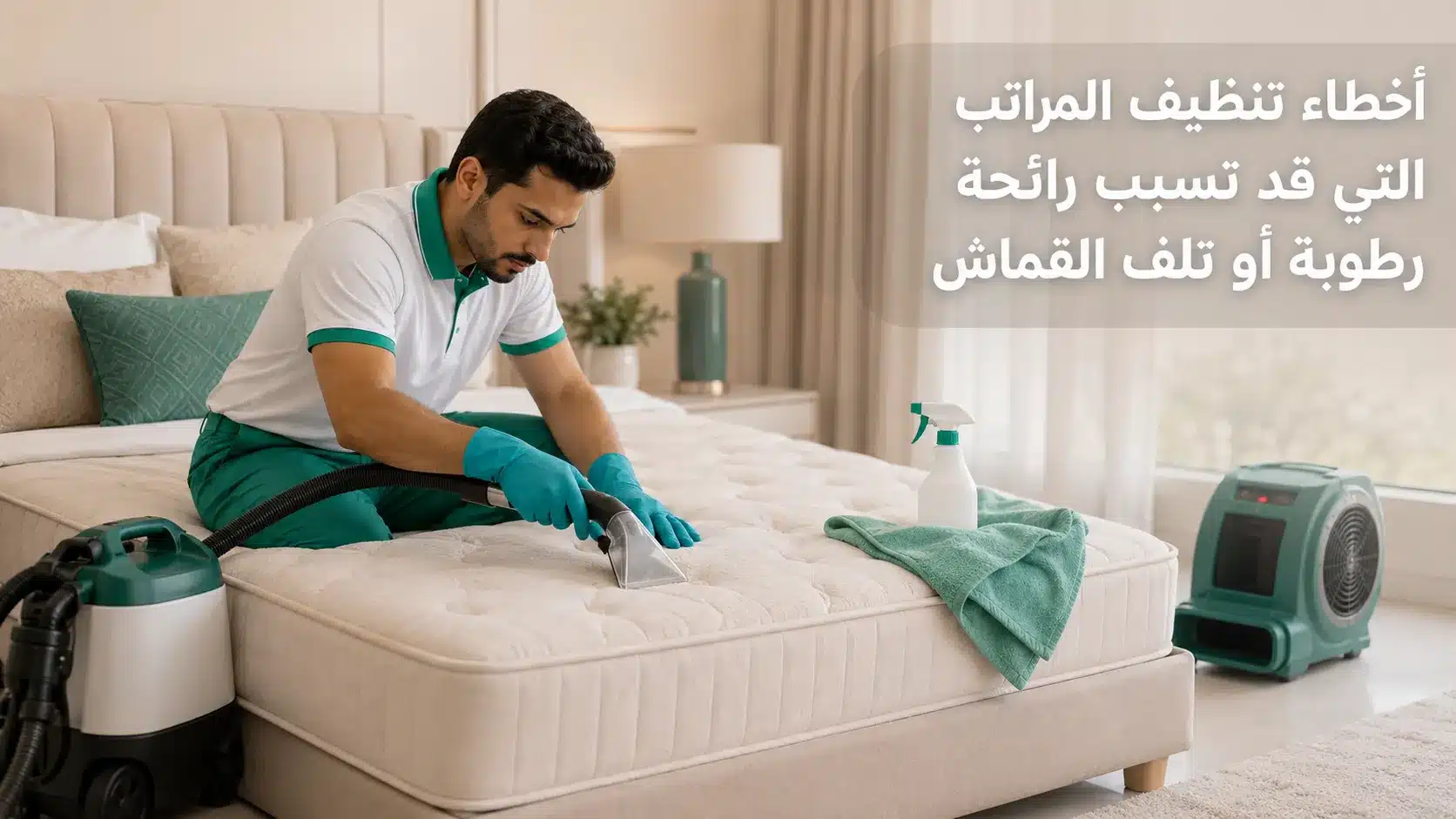 أخطاء تنظيف المراتب