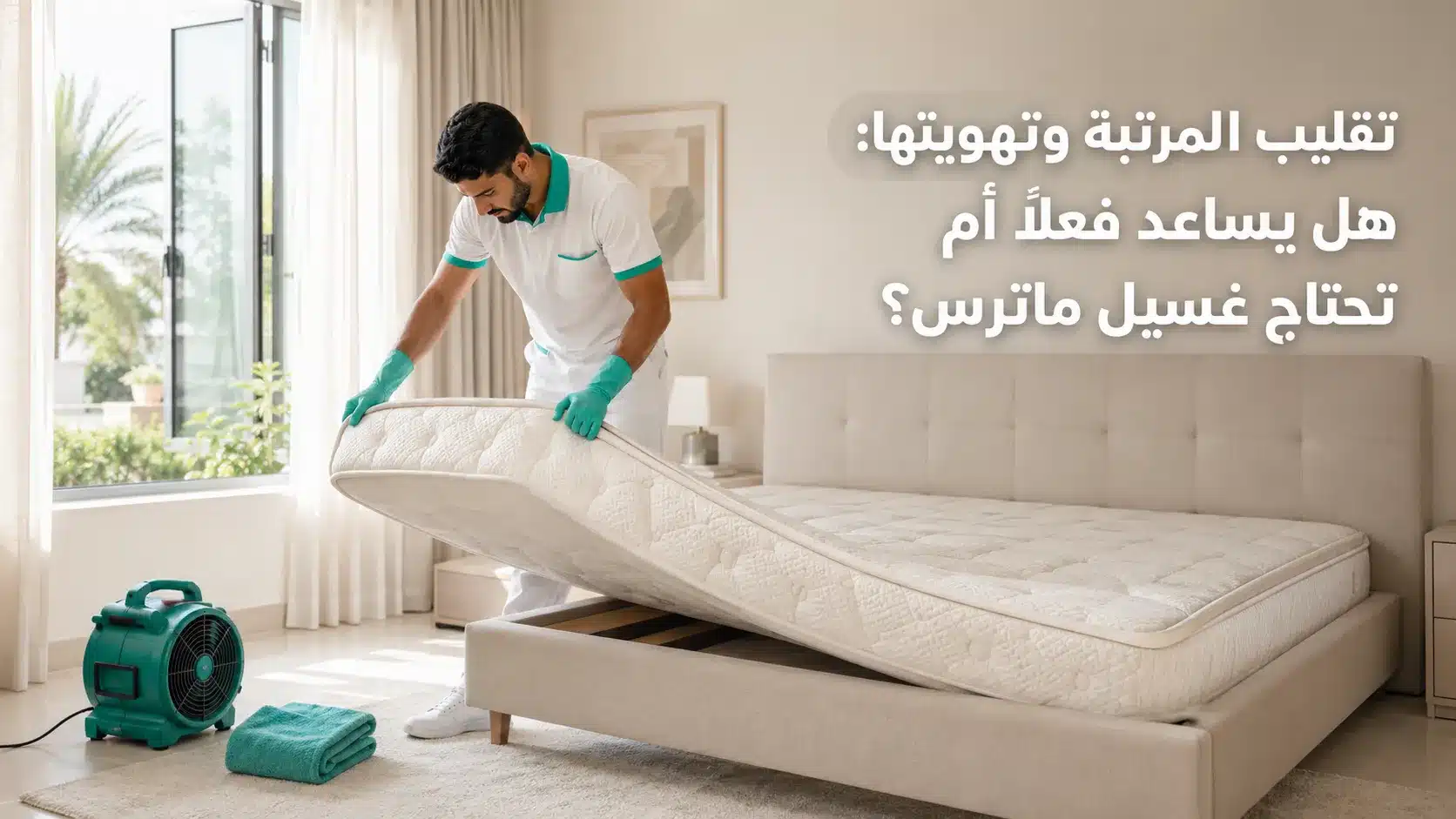 تقليب المرتبة وتهويتها
