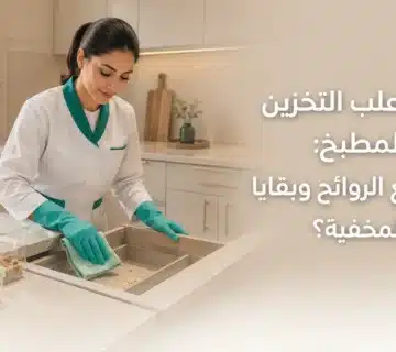 تنظيف علب التخزين