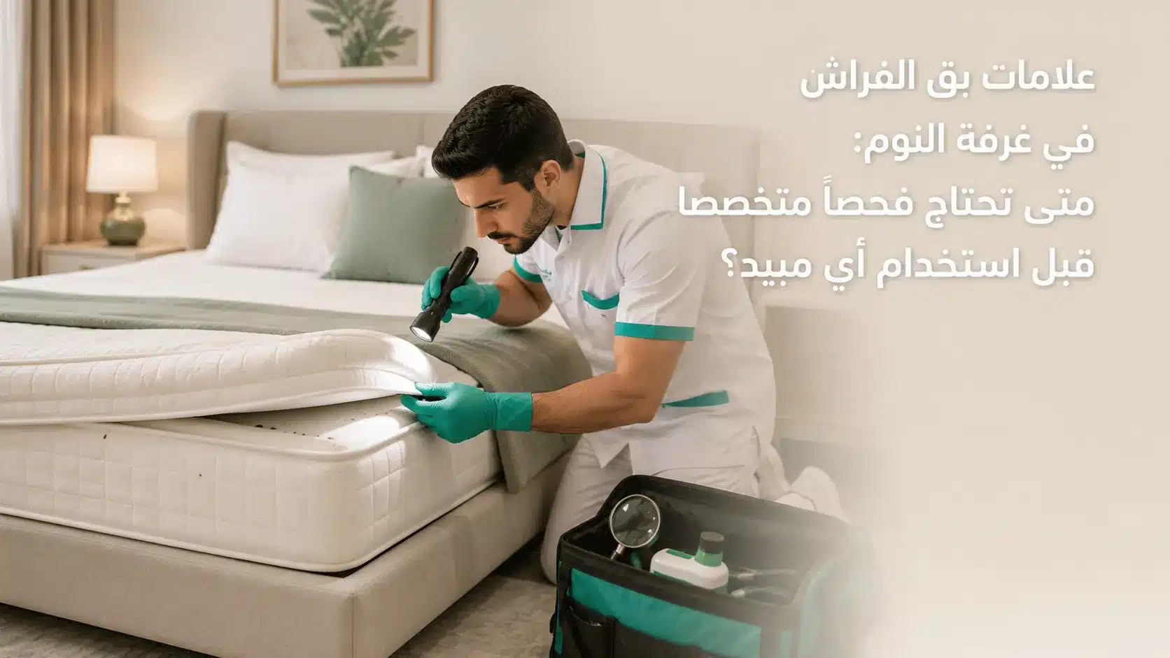 علامات بق الفراش