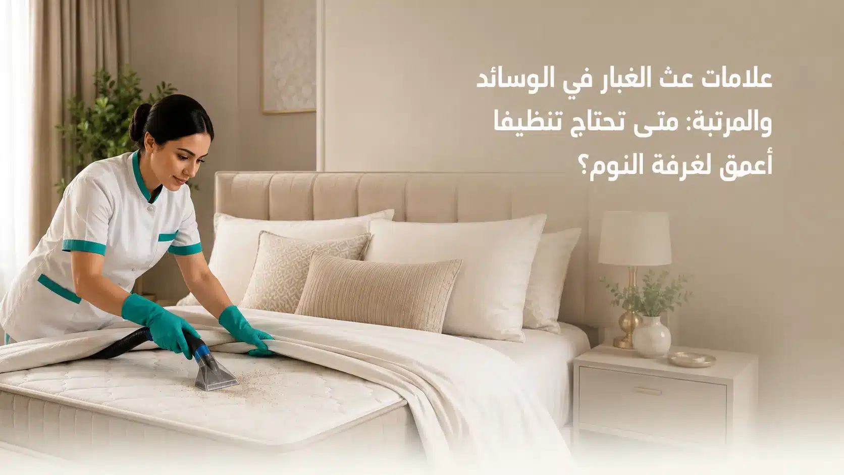 علامات عث الغبار في الوسائد والمرتبة وغبار غرفة النوم