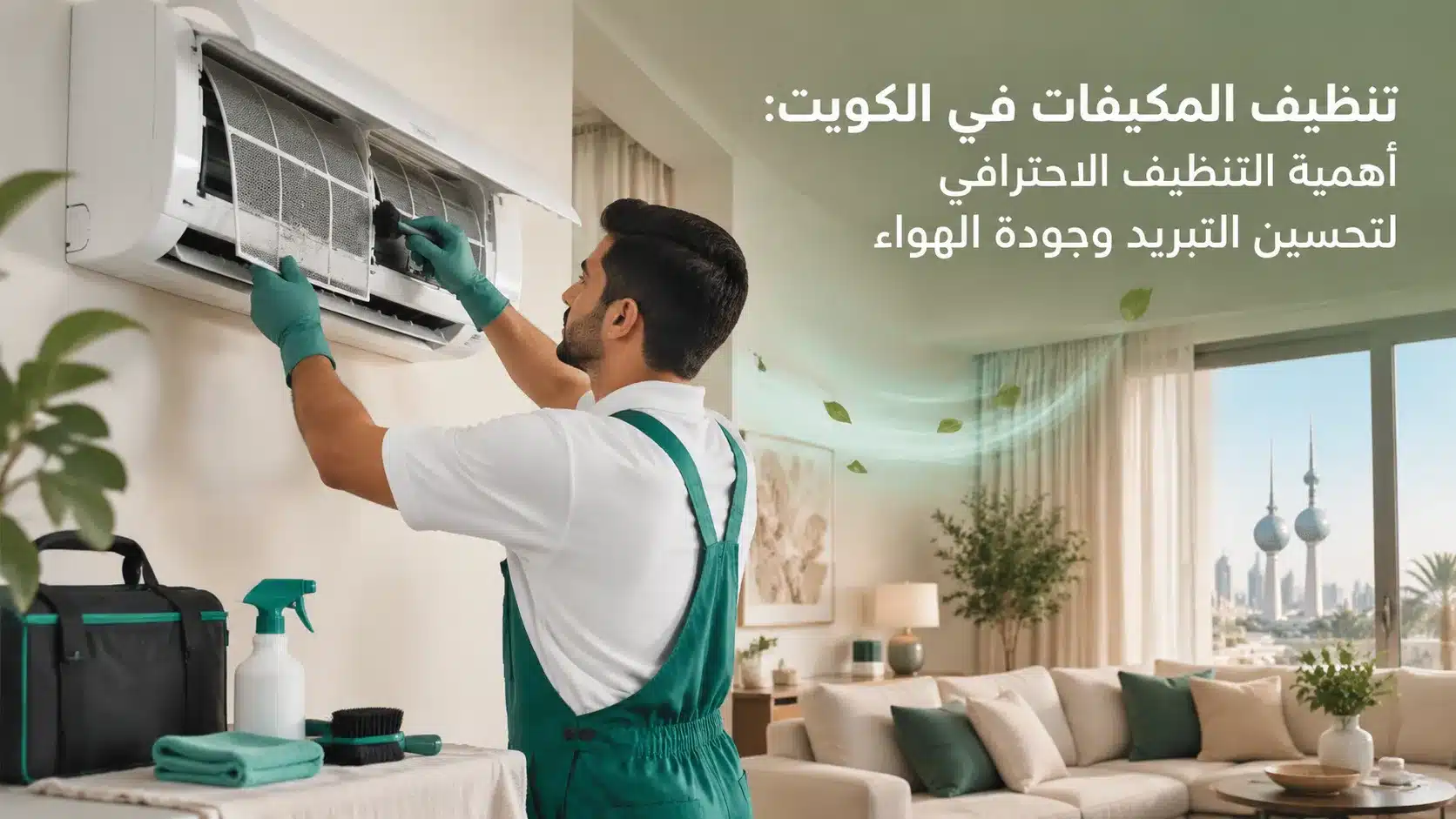 تنظيف المكيفات في الكويت بخدمة احترافية