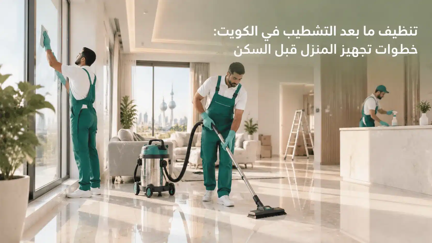 تنظيف ما بعد التشطيب في الكويت