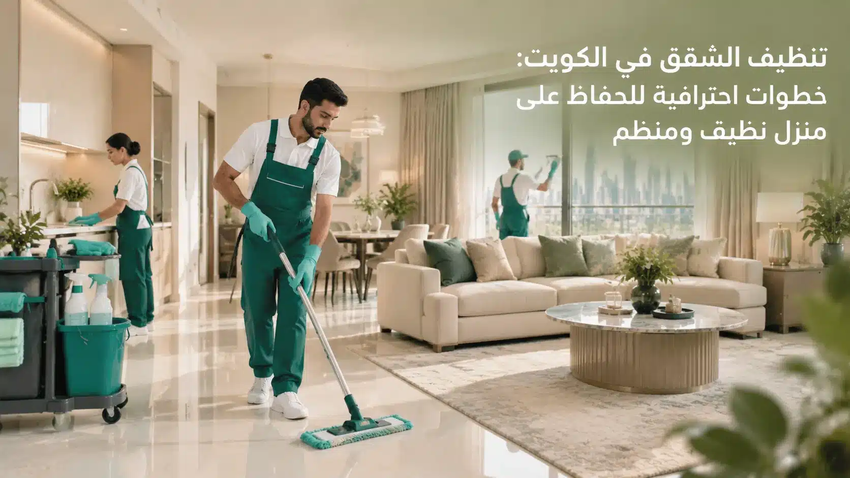 تنظيف الشقق
