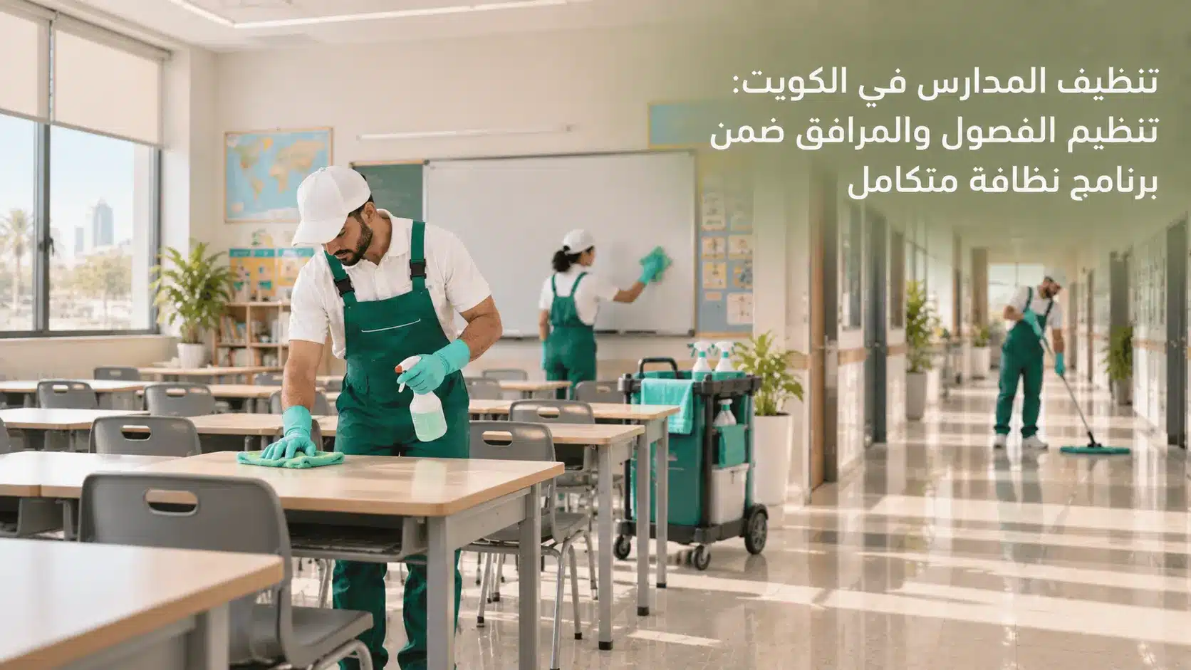 تنظيف المدارس في الكويت
