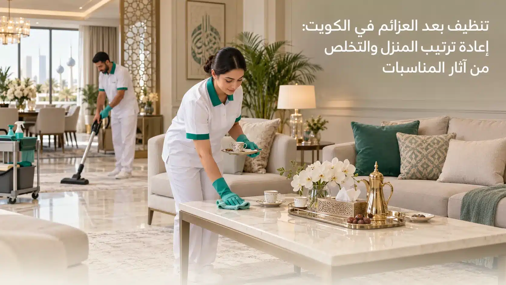 تنظيف بعد العزائم