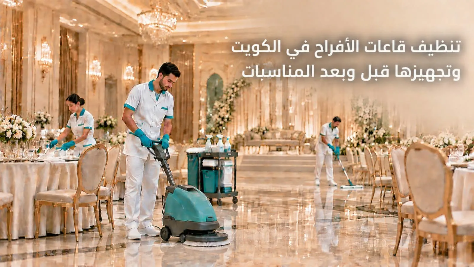 تنظيف قاعات الأفراح في الكويت