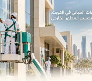 تنظيف واجهات المباني