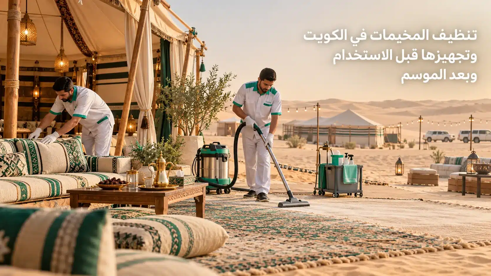 تنظيف المخيمات