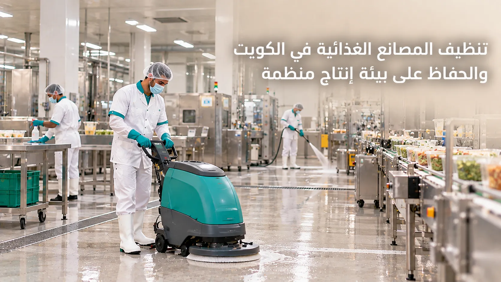 تنظيف المصانع الغذائية