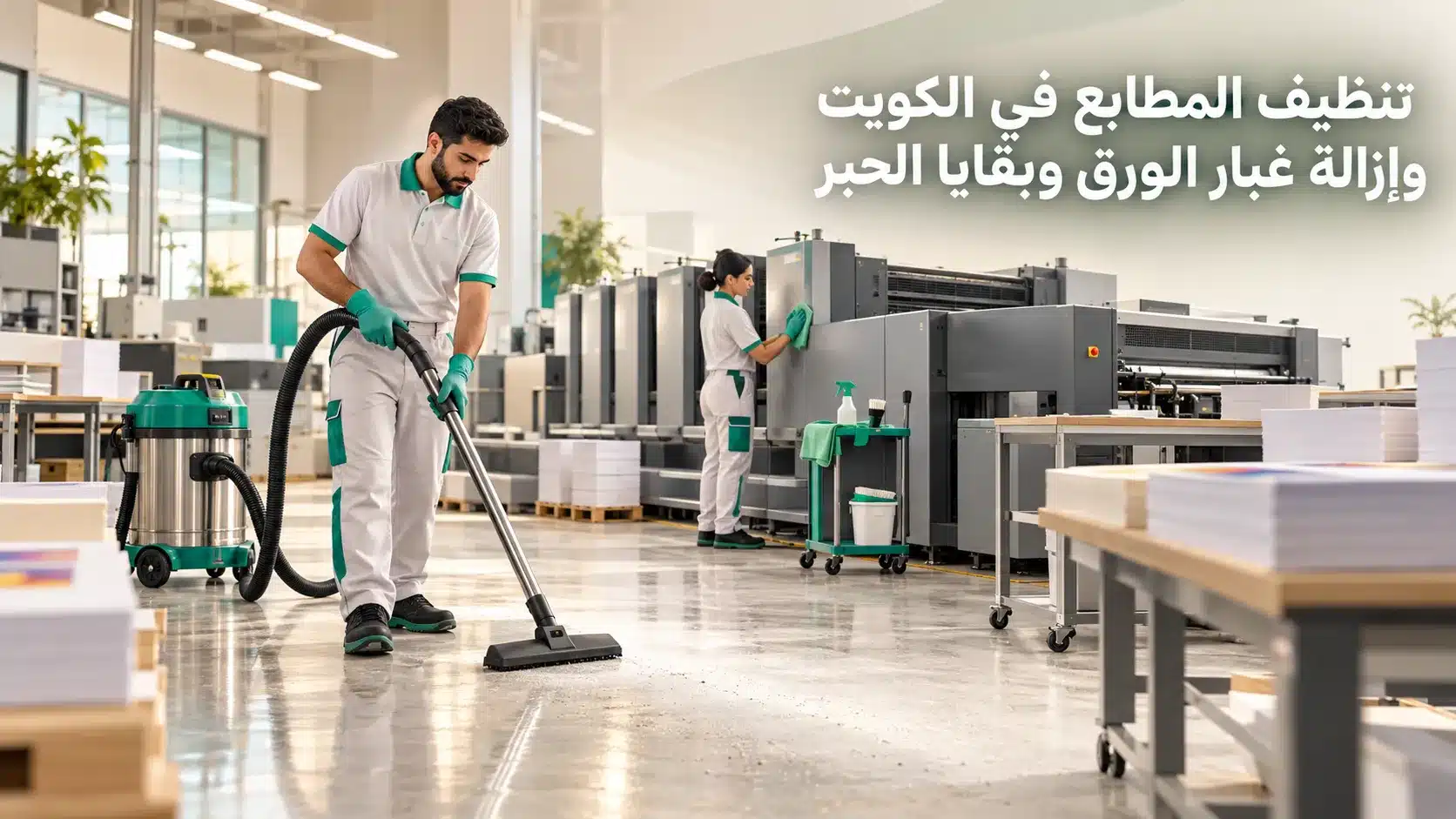 تنظيف المطابع
