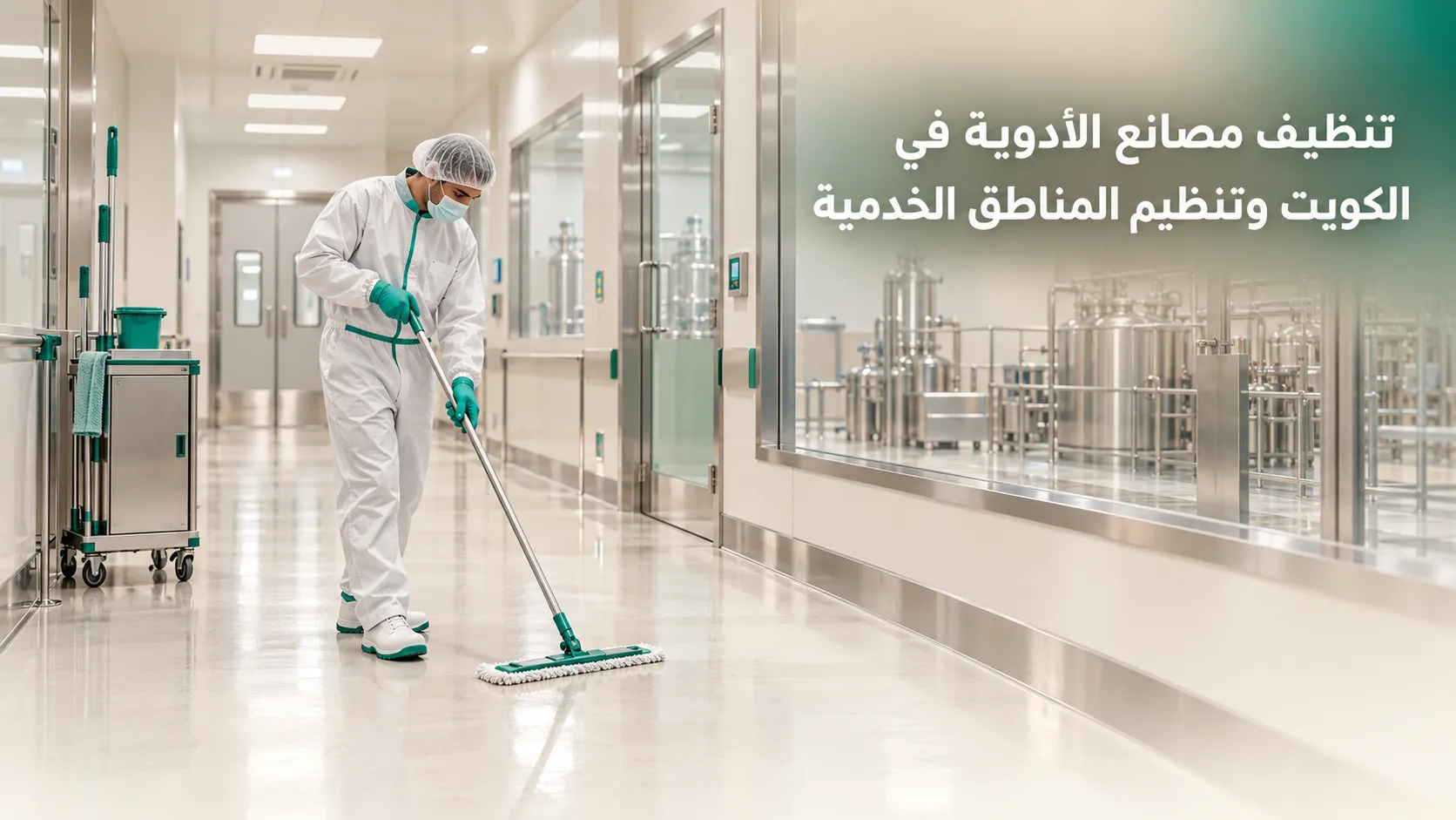 تنظيف مصانع الأدوية